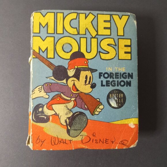 Disney Other - Disney MICKEY MOUSE IN THE FOREIGN LEGION #1428 VG, Big Little Books 1940